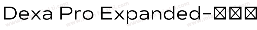 Dexa Pro Expanded字体转换